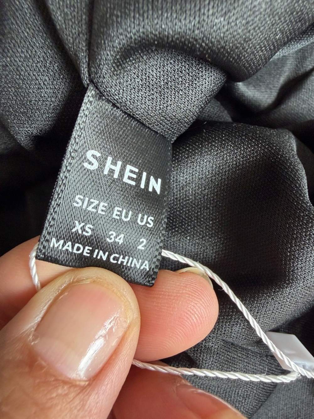 SHEIN Electric Blue One-Shoulder Draped Mini Dress CAJA # 1 E - Picture 7 of 8